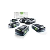 Priedų rinkinys Festool SYS 18V 4x4,0/TCL 6 DUO; 18 V; 4x4,0 Ah akum.