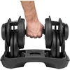 Rebel Active Reguliuojamo svorio ketaus hantelis, 24 kg