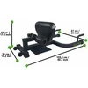 Tunturi Sissy Squat WT20 matmenų schema