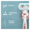 Skustuvas moterims Gillette Venus Deluxe Smooth Sensitive Rosegold + 9 skutimosi galvutės