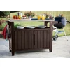 Stalas griliui Keter Unity XL 207L, rudos spalvos