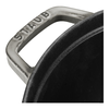 Staub La Cocotte 26 cm apvalus ketaus puodas troškinimui, grafito pilkos spalvos | 40509-312-0