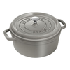 Staub La Cocotte 26 cm apvalus ketaus puodas troškinimui, grafito pilkos spalvos | 40509-312-0