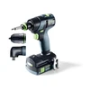 Akumuliatorinis gręžtuvas-suktuvas Festool TXS 18 C 3,0-Set; 2x3,0 Ah akum