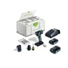 Akumuliatorinis gręžtuvas-suktuvas Festool TXS 18 C 3,0-Set; 2x3,0 Ah akum
