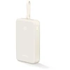 Nešiojamas įkroviklis UGREEN 20000mAh Power Bank su įmontuotu kabeliu, baltas