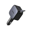 UGREEN Nexode 60W automobilinis įkroviklis su ištraukiamu USB-C laidu