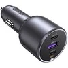 Automobilinis įkroviklis UGREEN EC705, USB-A + 2x USB-C, 130W + 1m 5A laidas