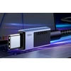 Ugreen ML USB įkrovimo laidas USB-C į USB-C PD L512 (pilkas), 0.5 m