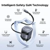 UGREEN Nexode 45W GaN įkroviklis su ištraukiamu USB-C laidu