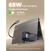 UGREEN Nexode 65W GaN įkroviklis su ištraukiamu USB-C laidu