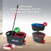 VILEDA Turbo šluotos atsarginė 2in1 mikropluošto šluostė, 1 vnt.