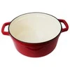 Apvalus emaliuotas ketaus puodas Zyle 5 l, raudonas, ZY126RKI