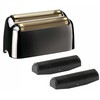 Barzdaskutė Tinklelio ir peiliukų rinkinys plaukų skutimo mašinėlei BaByliss PRO Replacement Foil Head 2 Cutters GunsteelFX FXRF2GSE, skirtas plaukų skutimo mašinėlei FXFS2GSE