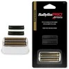 Tinklelio ir peiliukų rinkinys plaukų skutimo mašinėlei Babyliss Pro Replacement Foil Head 2 Cutters FXRF2E, skirtas plaukų skutimo mašinėlei FXFS2E