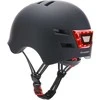 Beaster Scooter Šalmas Beaster BS02HBS, S dydis, juodas, su LED lemputėmis