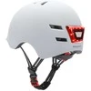 Beaster Scooter Šalmas Beaster BS02HWS, S dydis, baltas, su LED lemputėmis