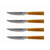 Damasko plieno peilių rinkinys kepsniams KAMAZAKI, 4 vnt. KZI001SET