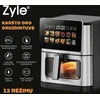 Karšto oro gruzdintuvė Zyle ZY082DUALW, su dvigubu kaitinimo elementu, 1800 W