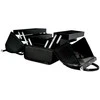 Lagaminas makiažo priemonėms Osom Professional Leather Soft Sided Cosmetic Case OSOMKSC080BL, kosmetologams, juodos spalvos