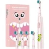 Osom Oral Care Vaikiškas elektrinis dantų šepetėlis Kids' Elektrinis dantų šepetėlis SC2002PINK, rožinės spalvos