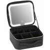 Lagaminas kosmetikos priemonėms OSOM Professional Cosmetic Case With Lighted Mirror OSOMP040BL, juodos spalvos