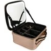 Lagaminas kosmetikos priemonėms OSOM Professional Cosmetic Case With Lighted Mirror OSOMP040RG, rožinės aukso spalvos
