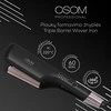 Osom Professional Triple Barrel Waver Iron plaukų formavimo žnyplės, 88 W, 140 – 220°C