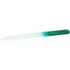 Stiklinė nagų dildė OSOM Professional NF04P-C04, smailiu galu, dvipusė su plastikiniu įdėklu, 13,5 cm