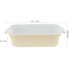 Porcelianinis kepimo indas Zyle ZY1810CDC geltonas, 1 L