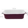 Porcelianinis kepimo indas Zyle ZY1810CDR raudonas, 1 L