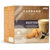 Sausainių skonio kapučino gėrimo kapsulės Carraro Biscottoso CR52CNQ16, 16 vnt.