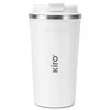 Termopuodelis su vakuumine izoliacija KIRO KI510W, baltos spalvos, 510 ml