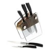 Bikuvalt Peilių rinkinys Vinzer Crystal VNZ89113/VNZ50113, 6 vnt. su permatomu stovu