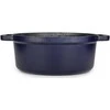 Bikuva.lt Apvalus emaliuotas ketaus puodas Zyle ZY01BLKI Ø27 cm, 5 l, mėlynas