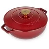 Bikuva.lt Apvalus emaliuotas ketaus puodas Zyle ZY20BLKI, Ø26 cm, 3.2 l, mėlynas