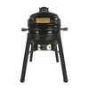 Kamado grilis su priedais Zyle 39,8 cm, Starter, ZY16KSBLSET, juodas
