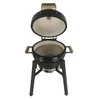 Kamado grilis su priedais Zyle 39,8 cm, Starter, ZY16KSBLSET, juodas