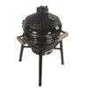 Kamado grilis su priedais Zyle 39,8 cm, Starter, ZY16KSBLSET, juodas