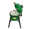 Kamado grilis su priedais Zyle 39,8 cm, Starter, ZY16KSGRSET, žalias
