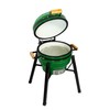 Kamado grilis su priedais Zyle 39,8 cm, Starter, ZY16KSGRSET, žalias