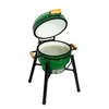 Kamado grilis su priedais Zyle 39,8 cm, Starter, ZY16KSGRSET, žalias