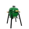 Kamado grilis su priedais Zyle 39,8 cm, Starter, ZY16KSGRSET, žalias