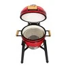 Kamado grilis su priedais Zyle 39,8 cm, Starter, ZY16KSRDSET, raudonas