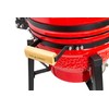 Kamado grilis su priedais Zyle 39,8 cm, Starter, ZY16KSRDSET, raudonas