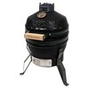 Kamado grilis Zyle 33 cm, Mini ZY13KSBLBBQ2, juodas