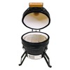 Kamado grilis Zyle 33 cm, Mini ZY13KSBLBBQ2, juodas