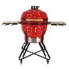Kamado grilis su priedais Zyle 62 cm, X Large Diamond ZY24KSRDDISET, raudonas