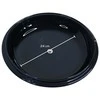 Zyle Stiklinis dangtis ZY024BLD Ø24 cm, juodas