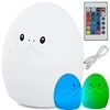 Children's night light led egg rgb remote control usb